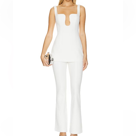 REVOLVE Pants - MISHA x REVOLVE Belva Jumpsuit in Ivory